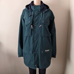 Cabin Essentials Northern Elements Fleece Lined Teal Parka Jacket, Men's Medium